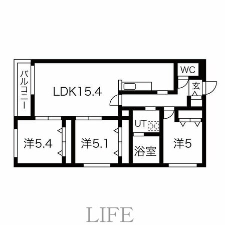 Ruan福住の物件間取画像